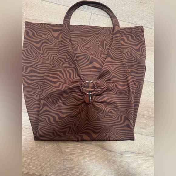 Brown Zebra Print Dress - Picture 2 of 3